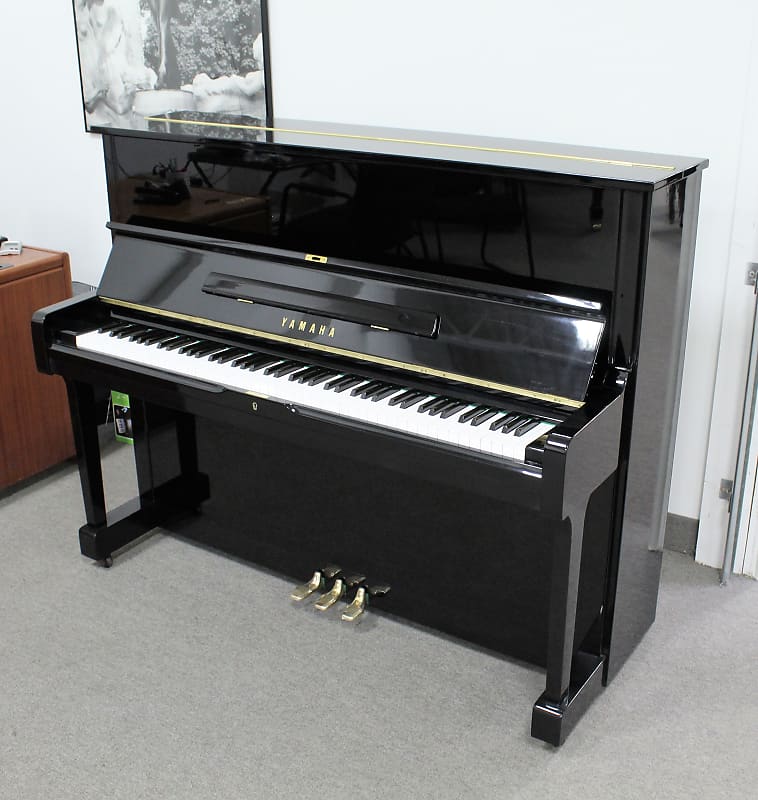 Yamaha U1 Upright Piano Black Polish image 1
