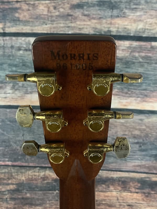 Used Morris W-100 Japanese Made Acoustic Guitar with Case | Reverb