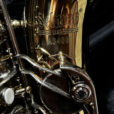 Selmer AS400 Student Model Alto Saxophone 2010s - Clear-Lacquered Brass image 7