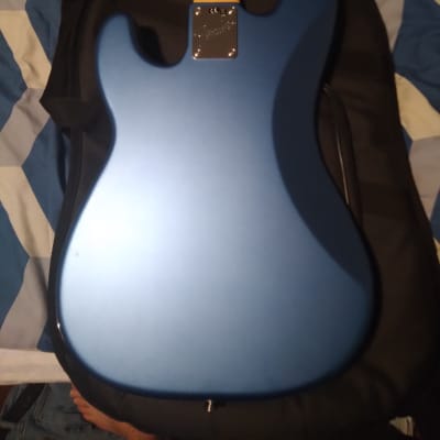 Fender American Performer Precision Bass 2020 - Black & Blue image 3
