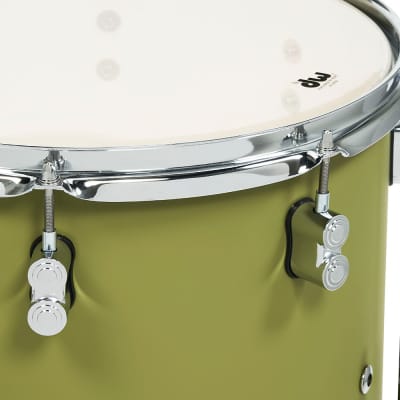 PDP Concept Series 5-Piece Maple Drum Shell Pack - Satin Olive - 10/12/1614/22 image 2