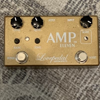 ギター lovepedal AMP ELEVEN Gold Lovepedal Amp Eleven GOLD (demo) - YouTube