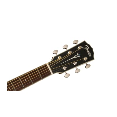 Fender PS-220E Parlor 6-String Acoustic Guitar (Natural) image 5
