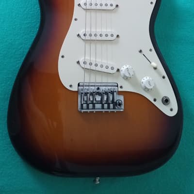 Fender "Dan Smith" Stratocaster Two Knobs with Maple Fretboard 1981 - 1983 Brown Sunburst image 1