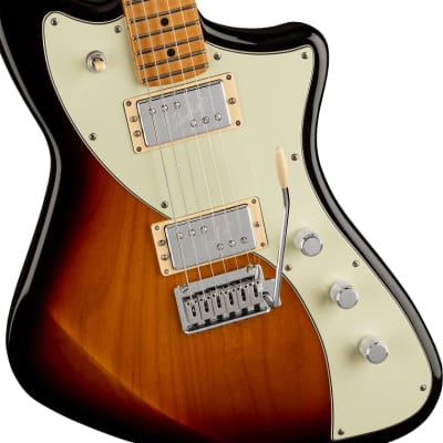 Fender Player Plus Meteora HH Electric Guitar. Maple Fingerboard, 3-Color Sunburst image 4