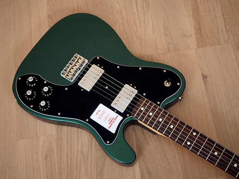 ギター Fender MIJ Hybrid Telecaster Deluxe 2020 Fender Hybrid Telecaster Deluxe Sherwood Green Mint Condition