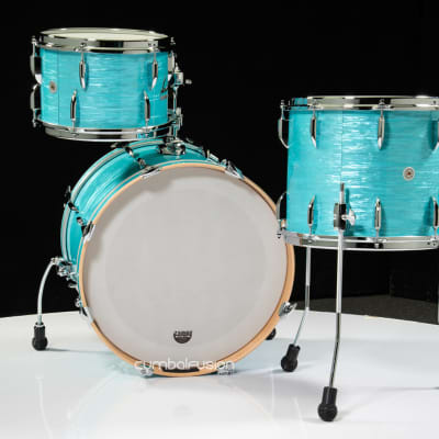 Sonor Vintage Series 3pc 12/14/20 - California Blue with Mount image 2