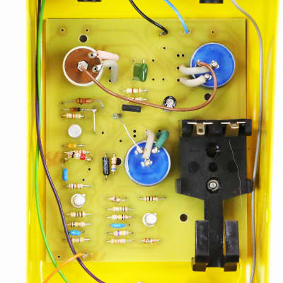 2013 Sola Sound Tone Bender Yellow Hybrid Fuzz by Colorsound Vintage Reissue Effects Pedal Stompbox Macari’s image 12