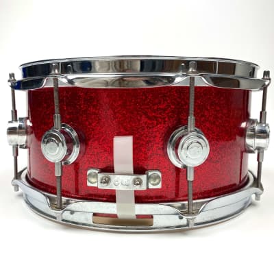 DW Workshop Series Snare Drum 2002 Red Sparkle 5.5"x12" image 4
