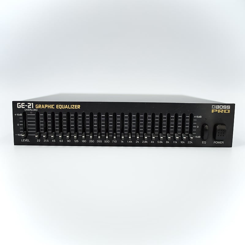 Boss Pro GE-21 Graphic Equalizer With Adapter Made in Japan