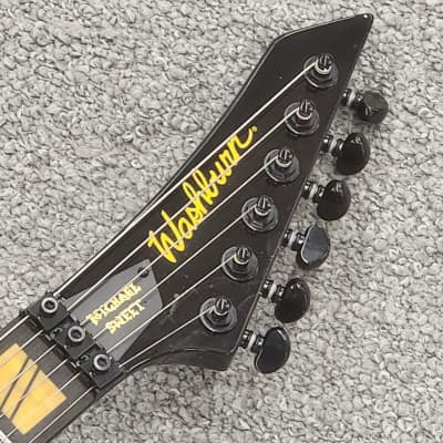 Washburn Michael Sweet Stryper Parallaxe PXV Electric Guitar - Black / Yellow image 4