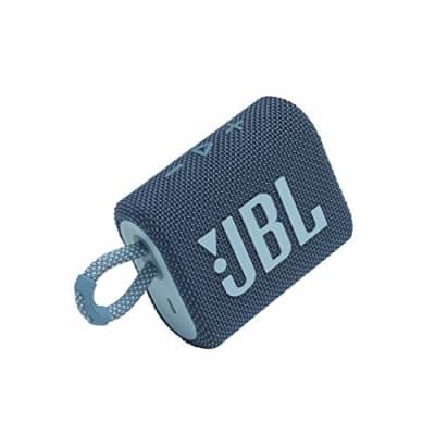  JBL Go 3: Portable Speaker with Bluetooth, Builtin Battery,  Waterproof and Dustproof Feature Blue JBLGO3BLUAM : Electrónica
