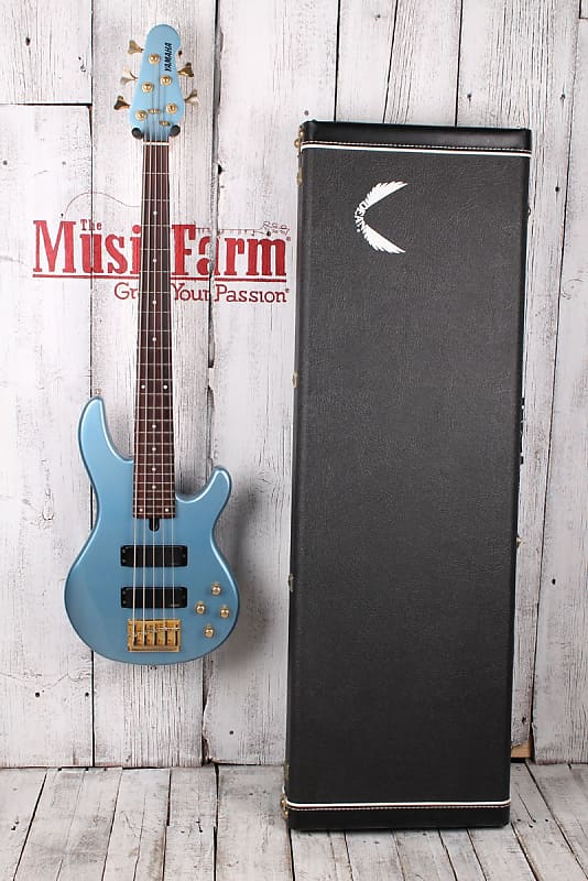 良音 ビンテージ ヤマハ レアなBBG5S レイクプラシッドブルー5弦アクティブ Vintage Yamaha BBG5S Lake Placid Blue 5-String Active Safe
