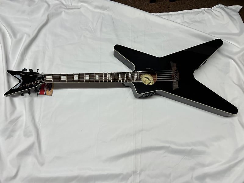 Dean ML Acoustic Electric guitar Classic Black MLcoustic Reverb