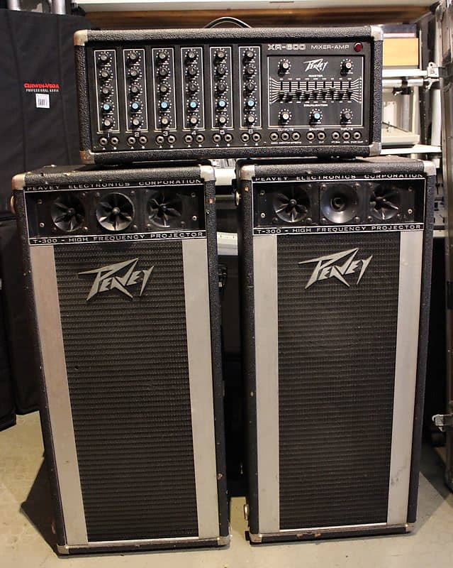 Peavey XR 600 Mixer Amp + T300 High Frequency Projectors Reverb