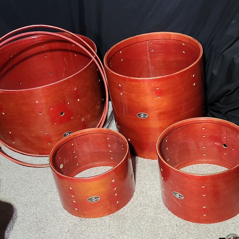 Vintage 70s Slingerland Drum Shells And Bass Drum Hoops Reverb