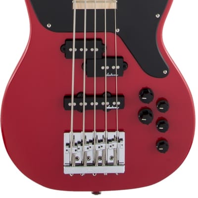 JACKSON X Series Concert™ Bass CBXNTM V, Maple Fingerboard, Fiesta Red for sale