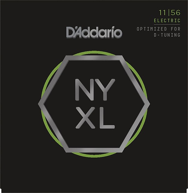 D'Addario NYXL1156 Nickel Wound Electric Guitar Strings, Medium Top / Extra-Heavy Bottom Gauge image 1
