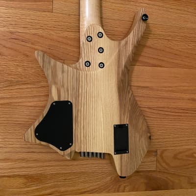 NK Headless guitar, quilted maple, roasted swamp ash, wenge
