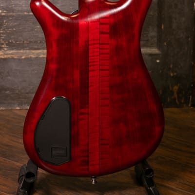 Warwick Pro Series Streamer Stage I 4 String - Burgundy Red Transparent Satin - Electric Bass image 8