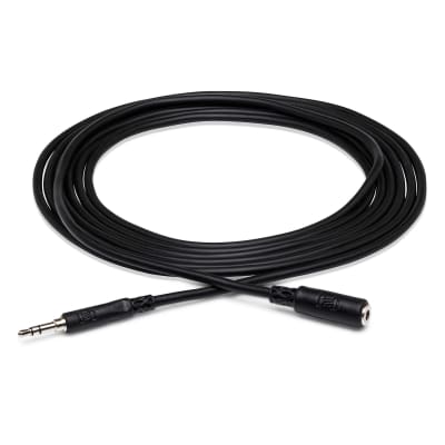 HOSA MHE-125 Headphone Extension Cable 3.5 mm TRS to 3.5 mm TRS (25 ft) image 1