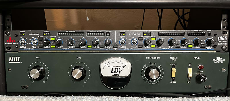 dbx 1066 Dual-Channel Compressor / Limiter / Gate | Reverb