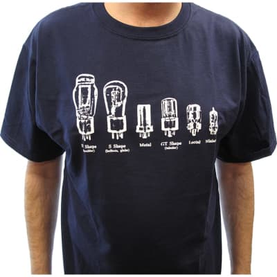 T-Shirt - Blue with Common Tube Shapes, Size: XX Large image 2