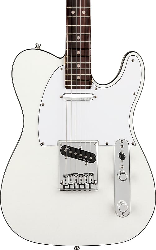 Fender American Ultra Telecaster Electric Guitar. Rosewood FB, Arctic Pearl image 1
