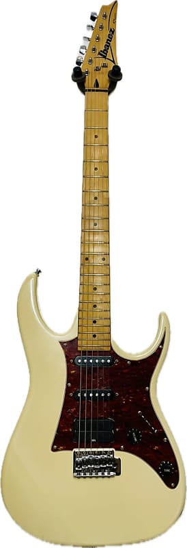 Ibanez RX-60 Double Cut Super Strat Style HSS One Piece Maple Neck 1995 - Ivory image 1