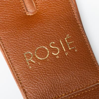 new】ROSIÉ / ROSIE straps Brown with Brown Details 4.0inch 【横浜