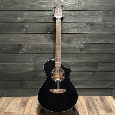 Breedlove All Solid Wood Organic Signature Concert CE Black Acoustic-Electric Guitar image 12