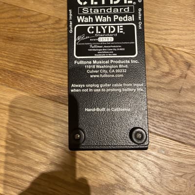 Fulltone Clyde Standard Wah Pedal 2019 - Black for sale