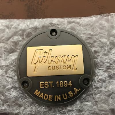 Gibson Les Paul Custom Shop '59 Bullion Toggle Switch Cover Back Plate Badge “EST 1894"~R7 R8 R9 R0 image 7
