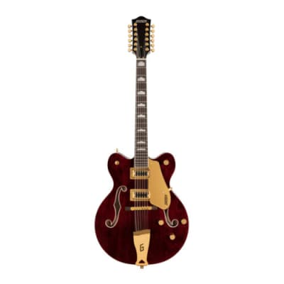 Gretsch G5422G-12 Electromatic Classic Hollow Body Double-Cut 12-String Guitar with Gold Hardware and Laurel Fingerboard (Right-Handed, Walnut Stain) image 2