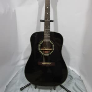 Fender DG-11E Acoustic/Electric Guitar, Black image 1