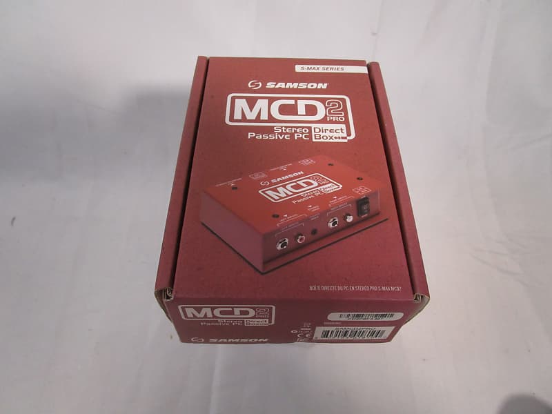 Samson MCD2 Pro S-Max Series Stereo Passive PC Direct Box image 1