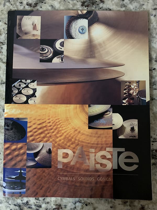 Paiste Cymbal Catalog 90’s 2000’s Sound Formula 2002 502 Reverb