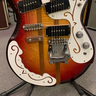Mosrite Joe Maphis Double Neck Electric Sunburst image 5