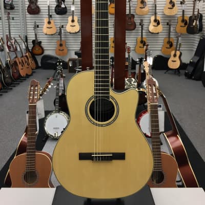 Applause Standard Nylon Acoustic Electric Natural Spruce image 1