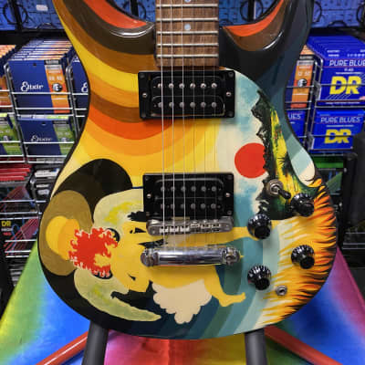 Pete Back Custom PRS style guitar - The Fool design for sale