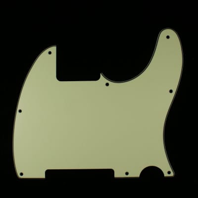 Replacement Tele Esquire Style Guitar pickguard ,3ply Vintage mint green