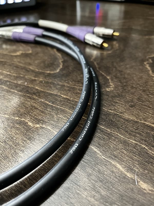 Canare LV-77S Precision Coaxial Digital Audio Interconnect Cable (Pair) image 1