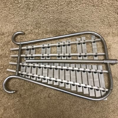 Vintage Lewis Glockenspiel Bell Lyre image 10