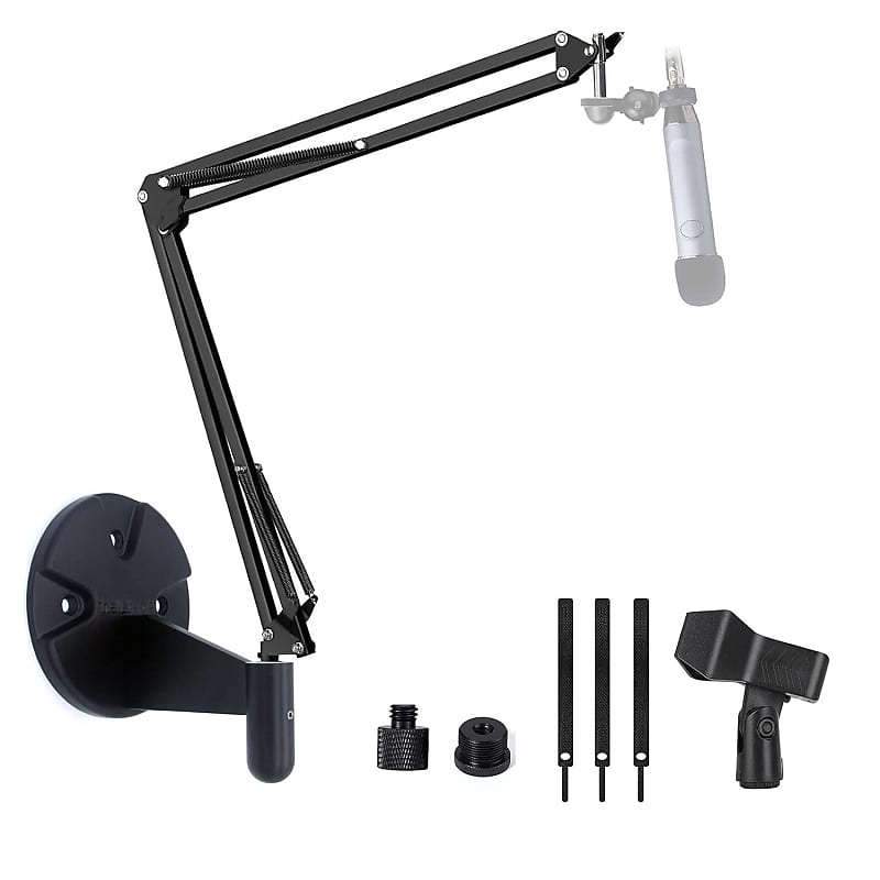 Ember Xlr Microphone Wall Mount, Mic Stand Arm Holder Reverb