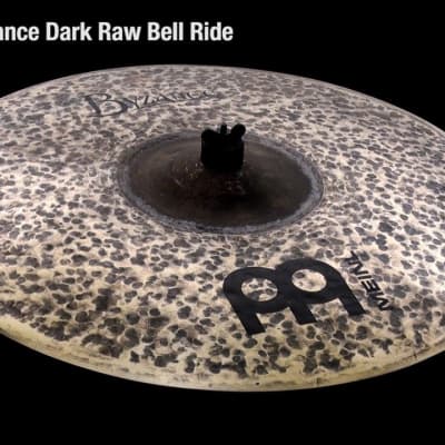 Meinl Byzance Dark Raw Bell Ride Cymbal 22 image 1