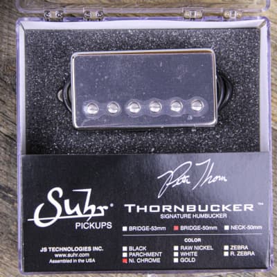 SUHR THORNBUCKER PICKUP Bridge 50mm Nickel Chrome | Reverb