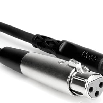 Hosa Balanced Interconnect Cable - XLR3F to 1/4 TRS 5' image 6