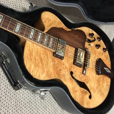 RARE and Gorgeous 2007 Ibanez Artcore Custom AF105BM-NT Bird's Eye Maple  Natural With Hardshell Case | Reverb