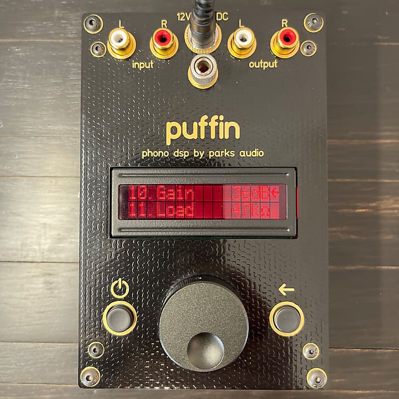 Parks Audio Puffin Phono DSP Preamp 2019 Matte Black Reverb