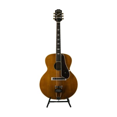 Epiphone Masterbilt Century De Luxe Round-Hole Acoustic Guitar, Vintage Natural (NOS), 17112302949 for sale